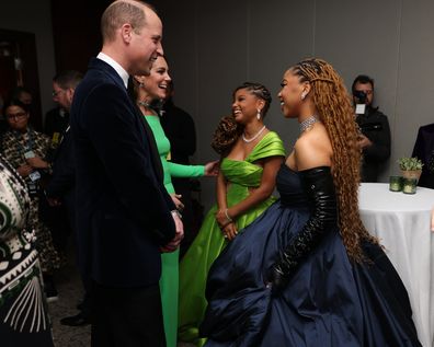 Kate Middleton, Prince William, Chloe and Halle Bailey
