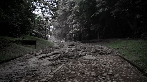 A view of the damage in the village El Porvenir. (AAP)