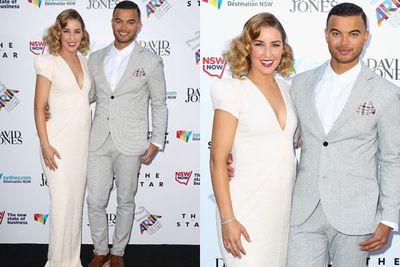 Three years later, Guy and Jules rule the red carpet... with their matchy-matchy dressing and neutral colour palette in 2013. <br/><br/>Perhaps Jules is styling the Sebastian clan these days?