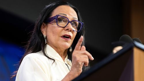 Minister for Indigenous Australians Linda Burney during an address to the National Press Club