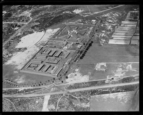 Aerial view of Long Bay Gaol, Sydney, 9 December 1933. 