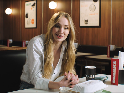 Sophie Turner addressed the coffee cup scandal in a new interview for Vogue.