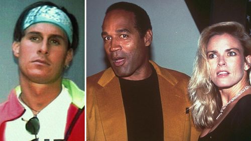 In 1995 O.J. Simpson was found not guilty of murdering his ex-wife Nicole Brown and her friend Ron Goldman (far left).