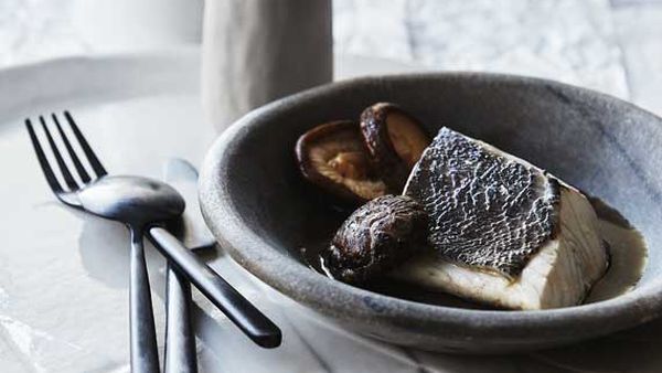 Mark Best's steamed blue eye trevalla and mushroom broth