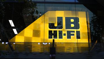 JB Hi-Fi logo.