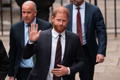 London, England - April 9: Prince Harry, Duke of Sussex, arrives at the Royal Courts of Justice on April 9, 2025 in London, England. Prince Harry arrived in Great Britain on Tuesday to take part in the reduction of his security detail during family visits because of his appointment. On Tuesday, the Court of Appeal recorded its case and asked a decision by the Supreme Court that confirmed the decision to evaluate its security agreements for British visits from case to case.
