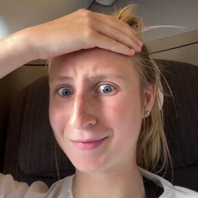 flight upgrade woman mistaken for lioness soccer player chloe kelly