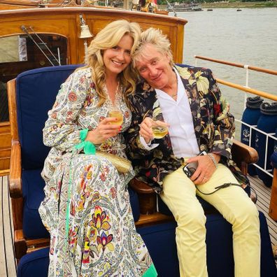 Penny Lancaster and Rod Stewart