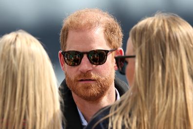 SYDNEY, AUSTRALIA - APRIL 17: Prince Harry, Duke of Sussex speaks to members of Invictus Australia while on a sailing boat on Sydney Harbour on April 17, 2026 in Sydney, Australia. The Duke and Duchess of Sussex are on a four-day visit to Australia, with engagements across Melbourne, Canberra and Sydney. 