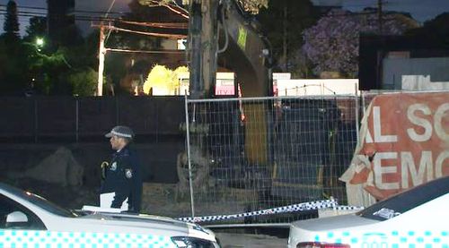 Man’s body found in bucket of excavator at Homebush construction site