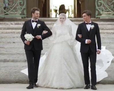 Kitty Spencer shares behind-the-scenes video from wedding dresses