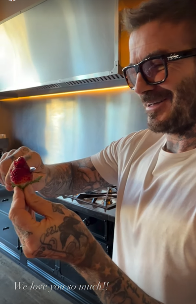 David Beckham Valentine's Day