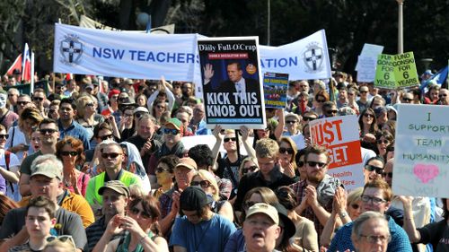 Thousands shut down Sydney CBD in protest