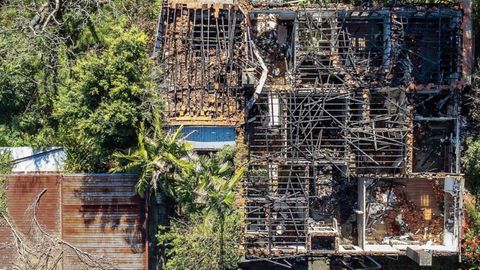 Domain Sydney fire damaged home