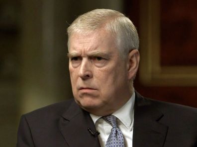 Prince Andrew on Newsnight in 2019