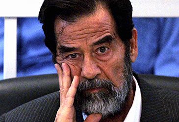 Saddam Hussein was captured during which 2003 military operation?
