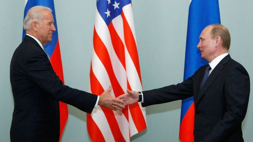 Džo Baidena tikšanās ar Vladimiru Putinu.