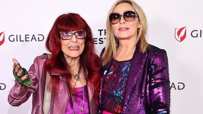 Kim Cattrall and Patricia Field 