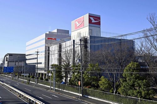 The headquarters of Daihatsu Motor Co. stands in Ikeda, Osaka prefecture, western Japan Tuesday, Dec. 26, 2023. 