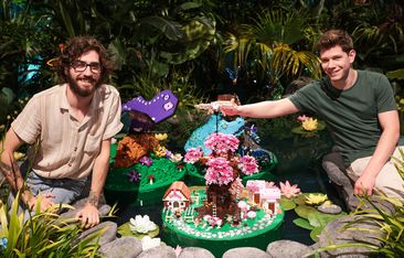 LEGO Masters Episode 11 Ben and Eric (Australia) - Pink Bonsai Tree and Fairy Village 