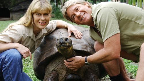 Terri and Steve Irwin. (AAP file image)