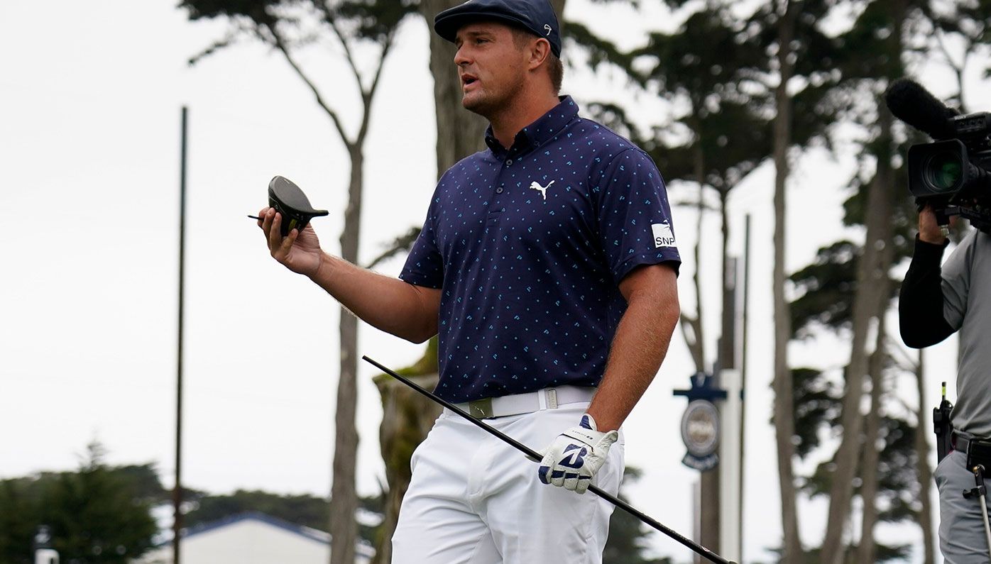 Bryson DeChambeau snapped the head off his driver at the PGA Championship.