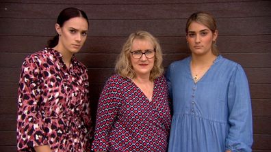 Vanessa Zarb and her two daughters Olivia and Maddy.