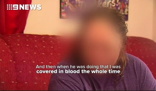 The 57-year-old woman who helped people during the attack is so scared she doesn't want her identity revealed.