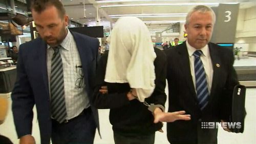 Ethan Harwood, 19, has been refused bail after being extradited from Victoria. (9NEWS)