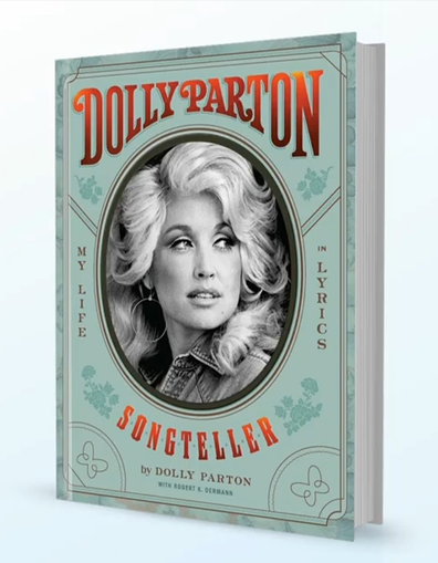 Dolly Parton has released a new book called 'Songteller'.