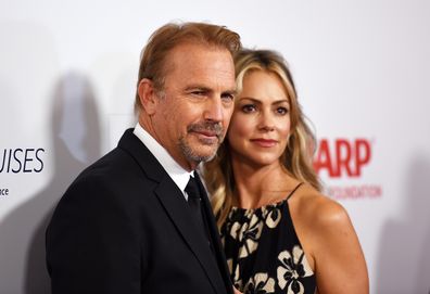 Kevin Costner and Christine Baumgartner