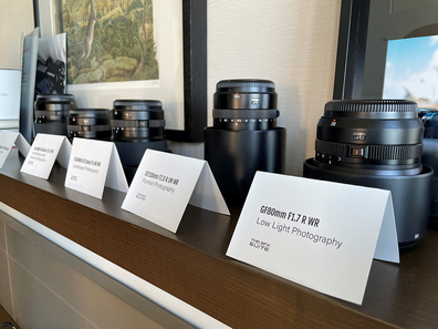 Fujifilm camera lenses at Park Hyatt photography experience