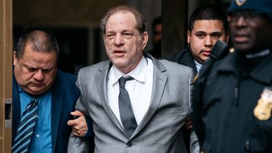 Harvey Weinstein leaves New York City Criminal Court after a bail hearing on December 6, 2019 in New York City. After revelations about his conduct helped spark the worldwide #MeToo movement, Weinstein was been charged with rape, criminal sex act, sex abuse and sexual misconduct for incidents involving two separate women.