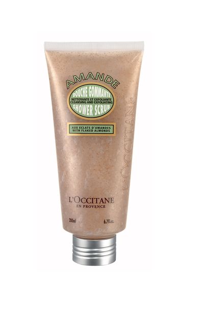 <p><strong>To exfoliate your skin:</strong></p><a href="http://au.loccitane.com/almond-shower-scrub,23,1,1236,316821.htm" target="_blank">Almond Shower Scrub, $28, L’Occitane</a>