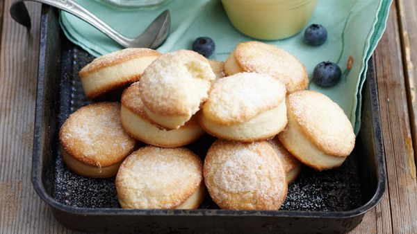 Blueberry shortcakes