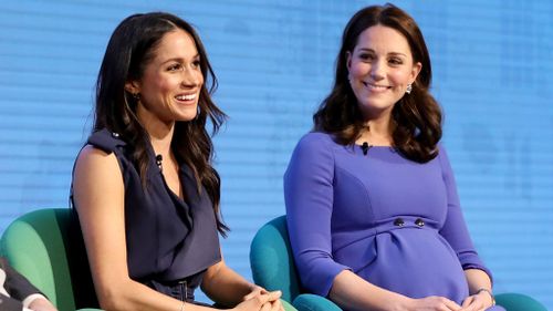 Meghan Markle and the Duchess of Cambridge. 