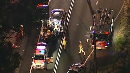 Police are now investigating the cause of the crash. Picture: 9NEWS.