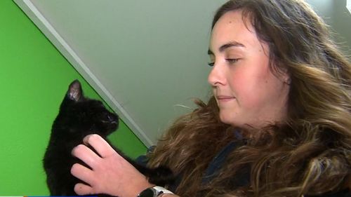 RSPCA team member Jenny Sherring hopes the third time is the charm for Pippin.
