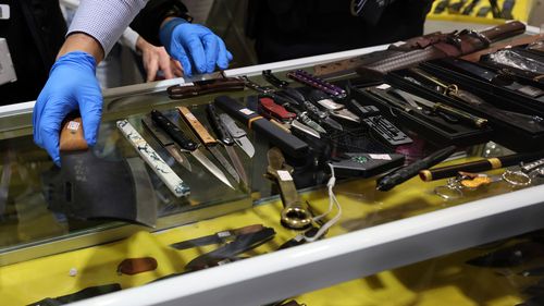 Hundreds of weapons seized in Sydney raids