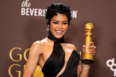 Teyana Taylor at the 83rd Annual Golden Globes, 2026