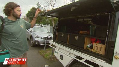 Melbourne carpenter, Tim Curwood said he was hit by thieves.