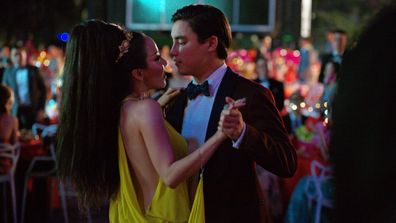 Remy Hii and Fiona Xie in Crazy Rich Asians