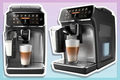 9PR: Philips Series 4300 LatteGo Fully Automatic Espresso Coffee Machine, Black