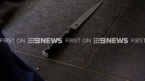 The man allegedly stabbed the 50-year-old after he was refused a cigarette. (9NEWS)