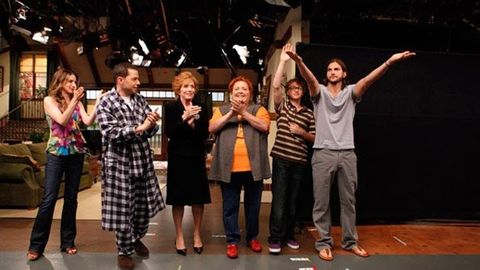 First look: Ashton Kutcher's Two and a Half Men debut