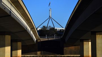 Parliament House in Canberra.