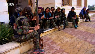 Tara Brown said the mothers, wives and daughters who make up the YPJ are highly trained, committed and absolutely fearless.