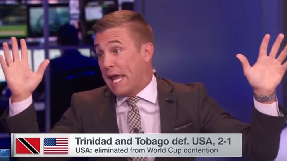 Football commentator Taylor Twellman fumes as USMNT fail to qualify for 2018 World Cup