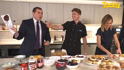 National Donut Day Ally Langdon Charles Croucher decorating competition Morgan Hipworth 