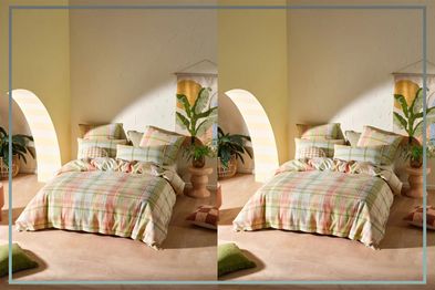 9PR: ﻿Linen House Geena Quilt Cover Set